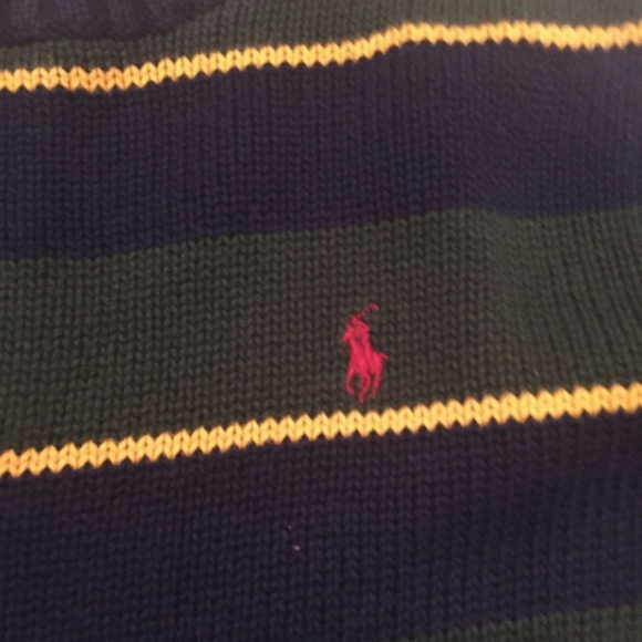 Boys Medium 12/14 Polo by Ralph Lauren Sweater - Picture 2 of 4
